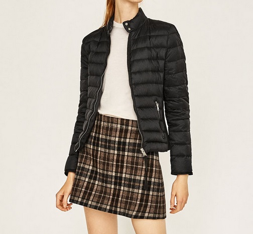 veste-mini-doudoune-noire