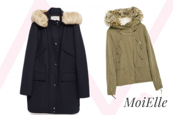 Parka femme à fourrure Zara | Blog Moielle.com