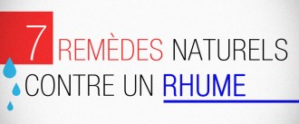 remèdes naturels contre le rhume