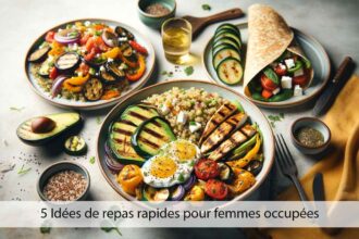 5 idées de repas sains et rapide pour femme occupée