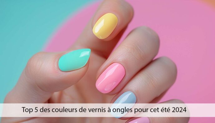 Top 5 des couleurs de vernis pour cet été 2024