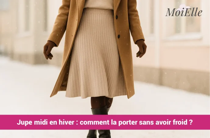 jupe midi comment la porter en hiver